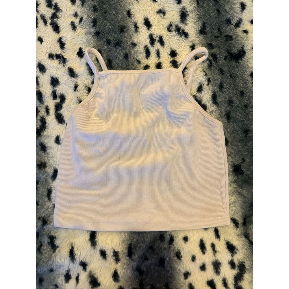 White cotton Top - Size S